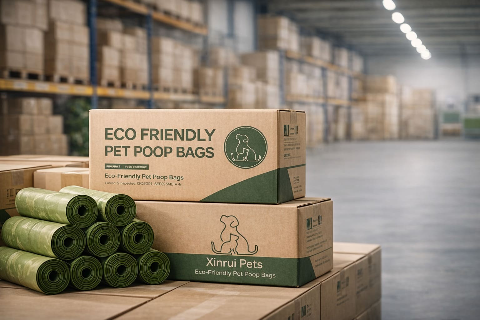 Xinrui eco-friendly pet poop bags made with recycled and bio-based materials